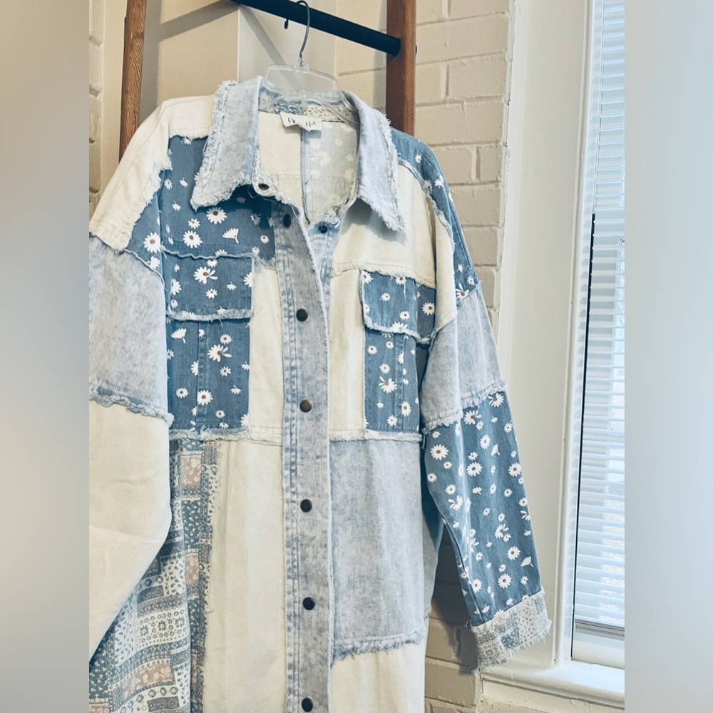 Oli & Hali Denim Patchwork Jacket - Picture 4 of 11